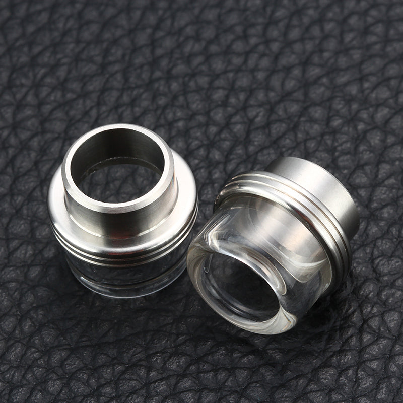 810 Drip Tip - Metal Base Clear