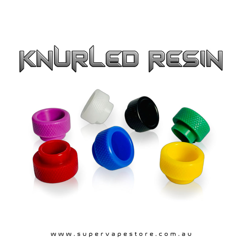 810 Drip Tip - Knurled Resin - Wide-Bore