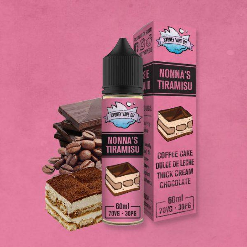 Sydney Vape Co - Nonna's Tiramisu - 50% OFF