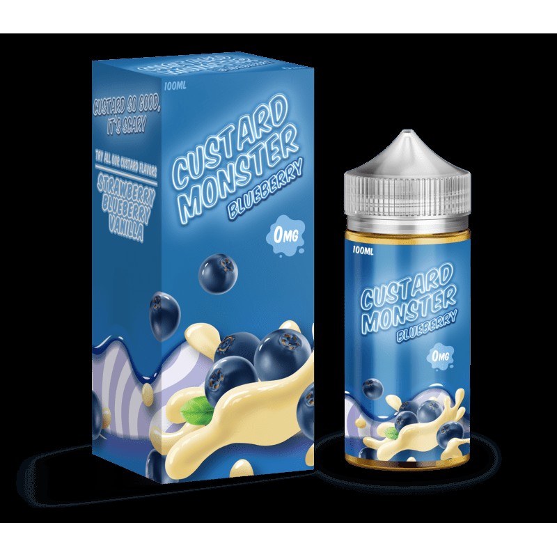 Custard Monster - Blueberry Custard - 100ml