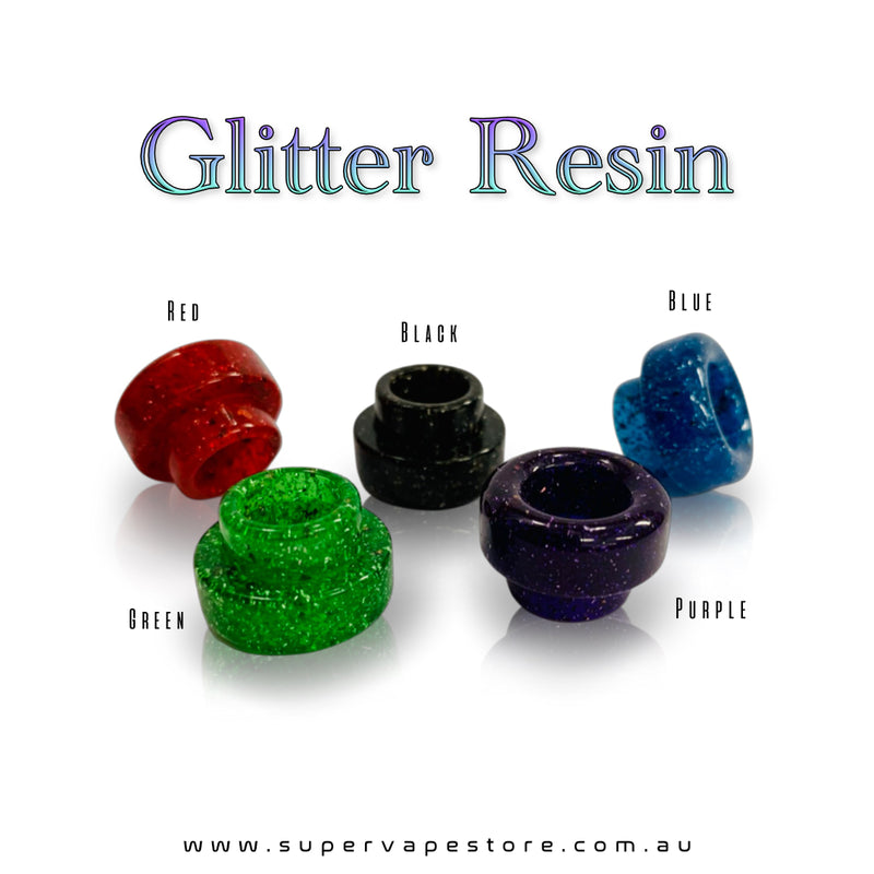 810 Drip Tips - Glitter Resin - Low-Profile