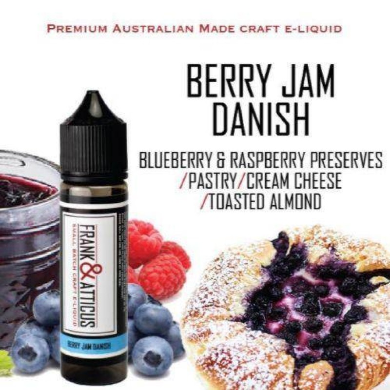 Frank & Atticus - Berry Jam Danish - 60ml - 20% OFF