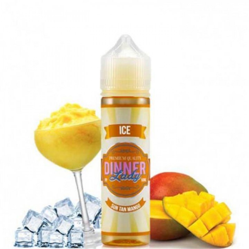 50% Off - Dinner Lady  - Sun Tan Mango ICE - Summer Holiday Series - 60ml