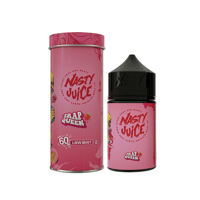 Yummy Series - Nasty Juice - TRAP QUEEN - Strawberry - Low Mint - 60ml