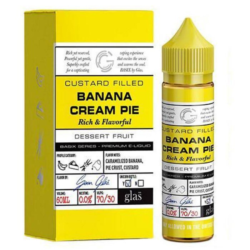 Glas Vapor - Basix Series - Banana Cream Pie