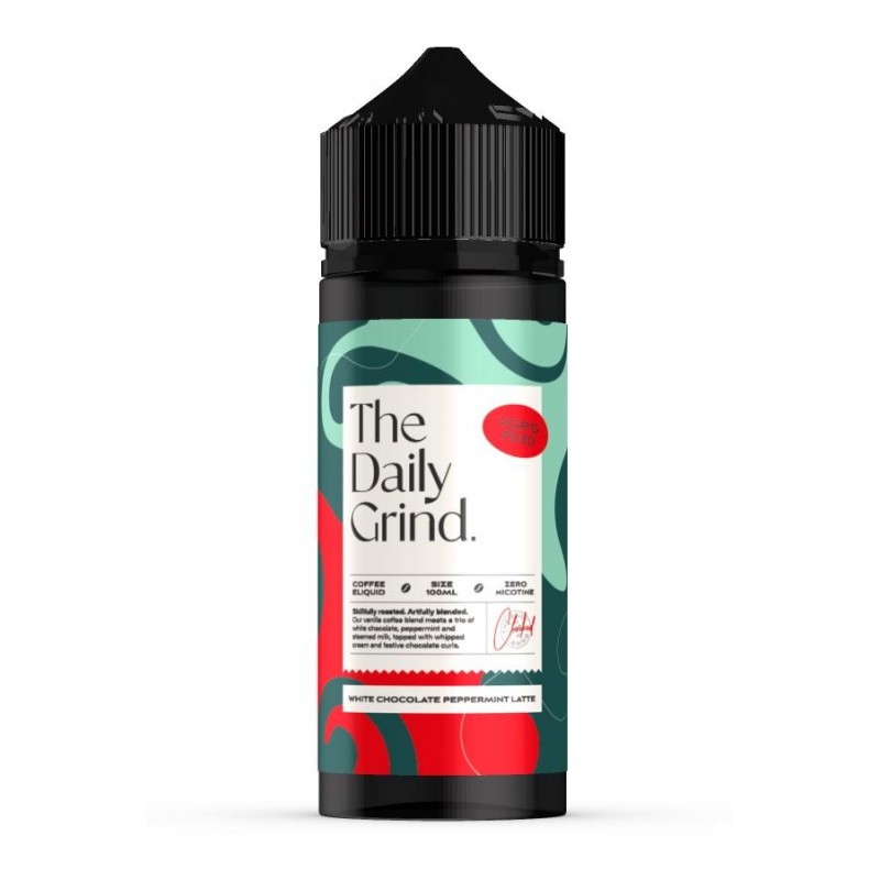 The Daily Grind | White Choc Chip Peppermint Latte |  100ml E-liquid