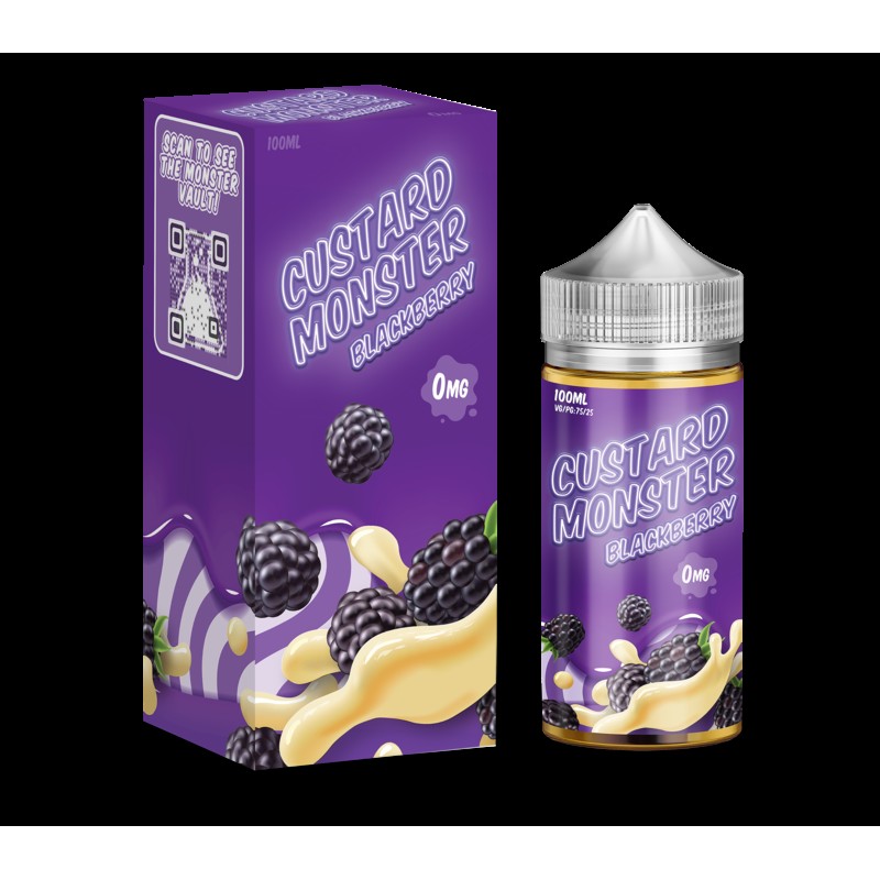 Custard Monster - Blackberry Custard - 100ml - 20% OFF