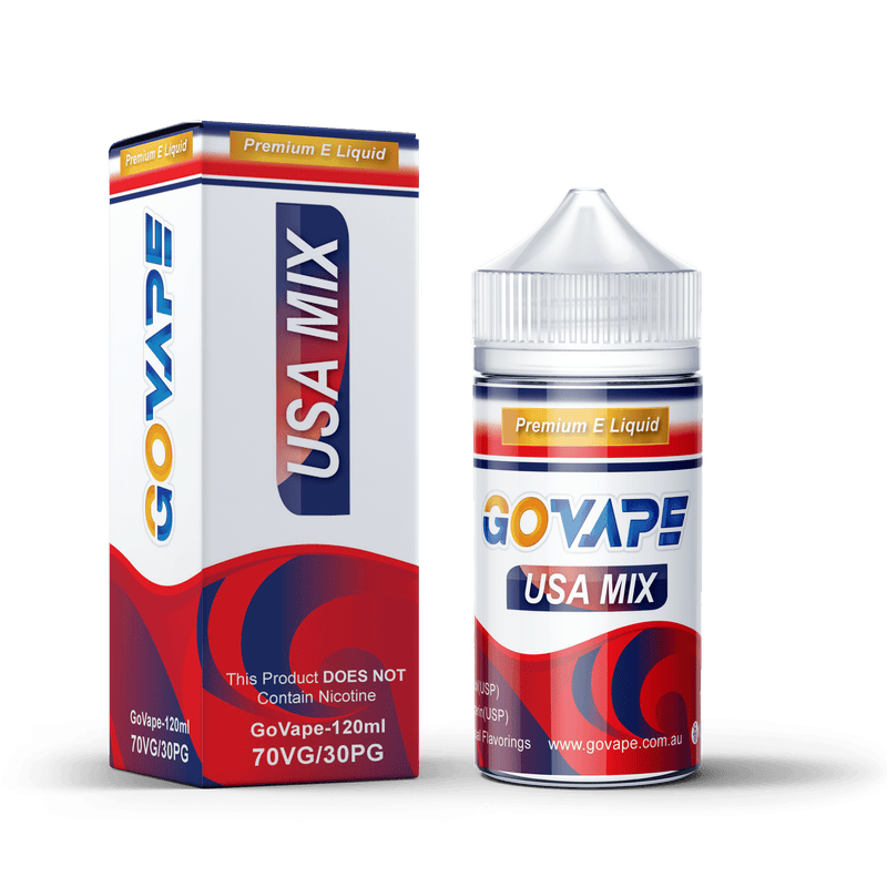 GO VAPE PREMIUM E-LIQUID - USA TOBACCO MIX - 120ml