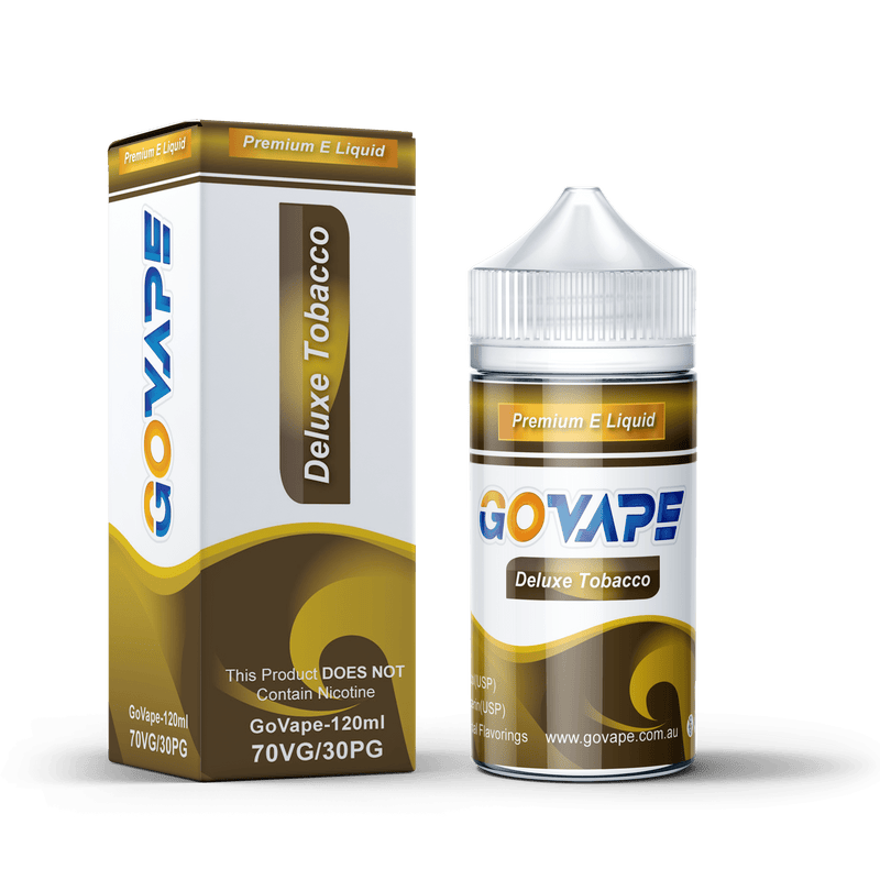 GO VAPE PREMIUM E-LIQUID - DELUXE TOBACCO - 120ml