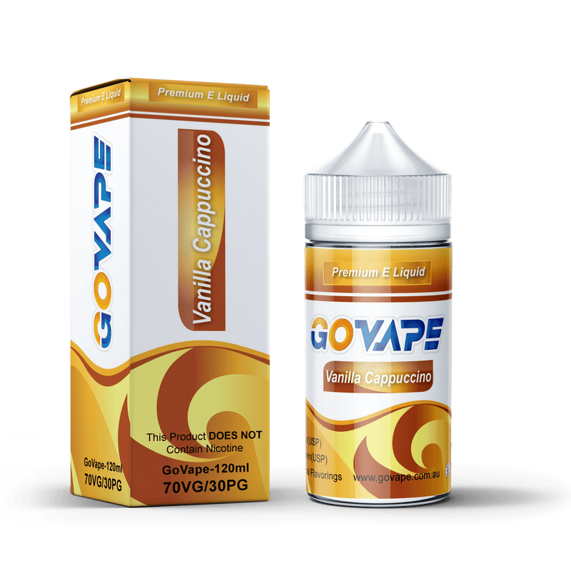 GO VAPE PREMIUM E-LIQUID - VANILLA CAPPUCCINO - 120ml