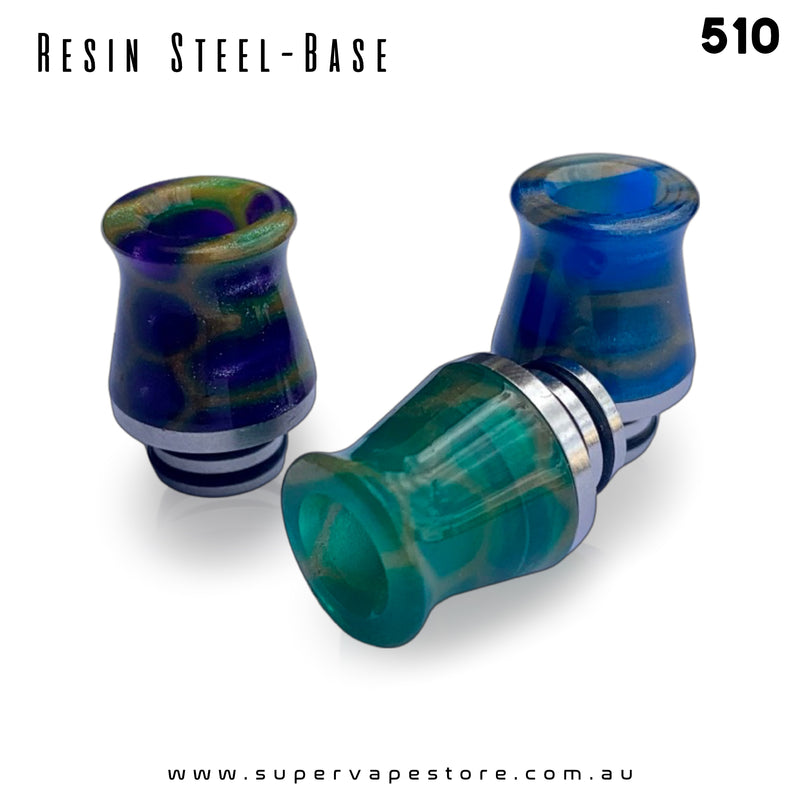 510 Drip Tip - Resin Steel Base