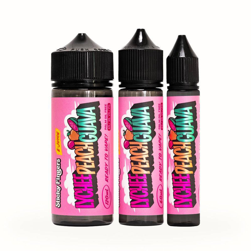 Sticky Fingers Ejuice - Lychee Peach Guava