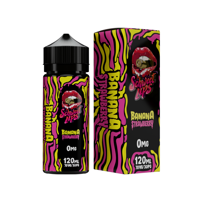 Schweet Lips / Malaysian E-Liquid / Banana Strawberry / 120ml