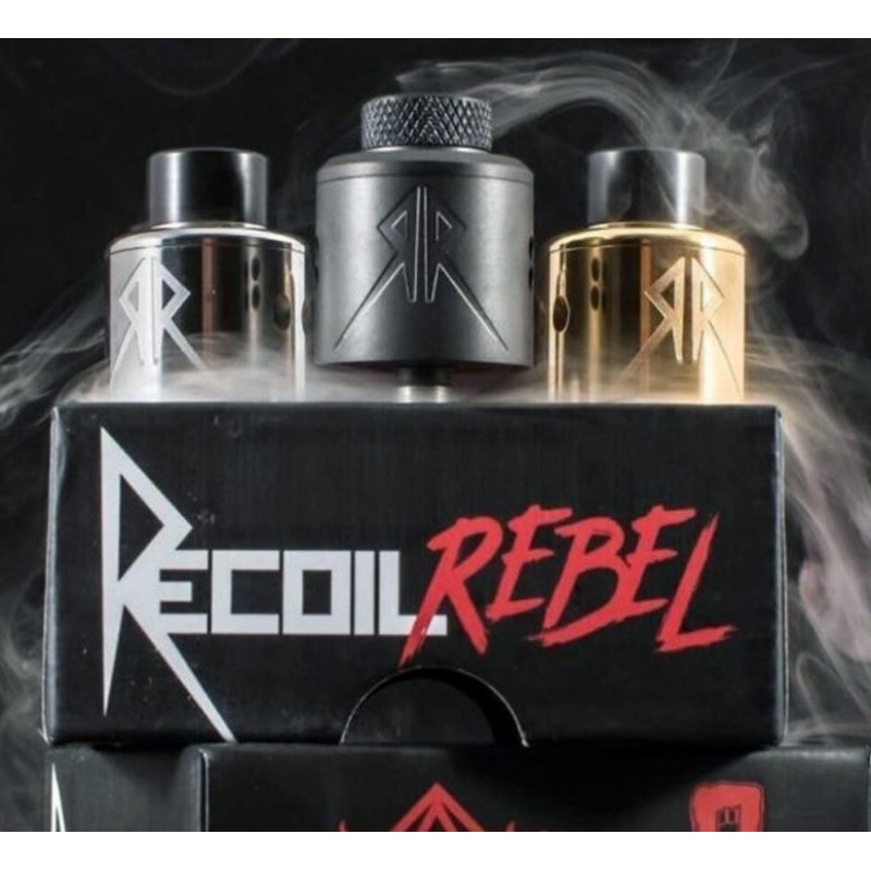 GrimmGreen X OhmBoyOC - The Recoil Rebel RDA - Stainless Steel - 30% Off