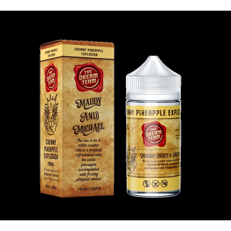 The Dream Team - Creamy Pineapple Explosion 120ml